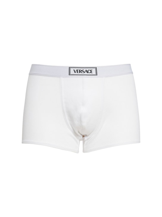 LuisaViaRoma VersaceSlip in cotone a costine