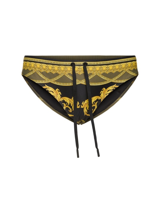 LuisaViaRoma VersaceSlip mare Heritage in lycra