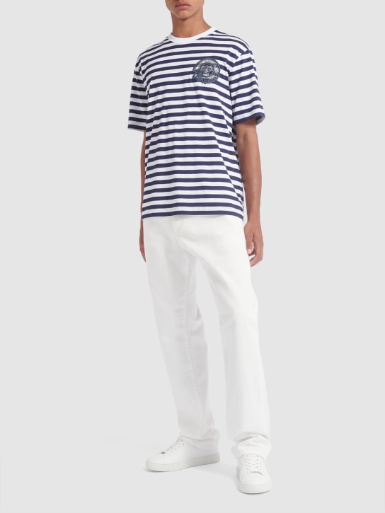 LuisaViaRoma VersaceT-shirt In Cotone Con Logo