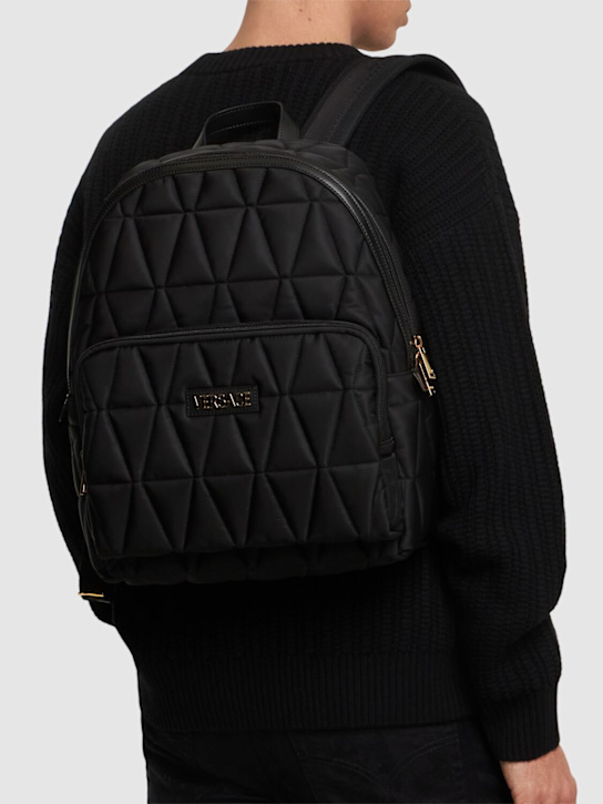 LuisaViaRoma VersaceZaino In Nylon Con Logo
