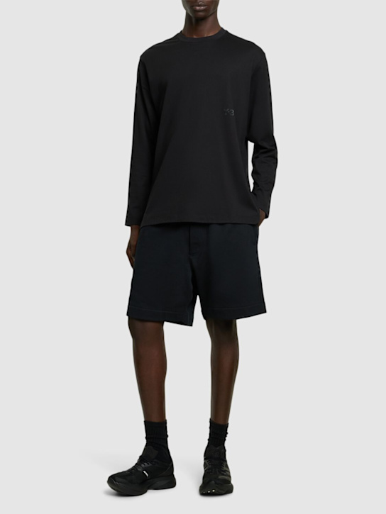 LuisaViaRoma Y-3Shorts In Misto Cotone