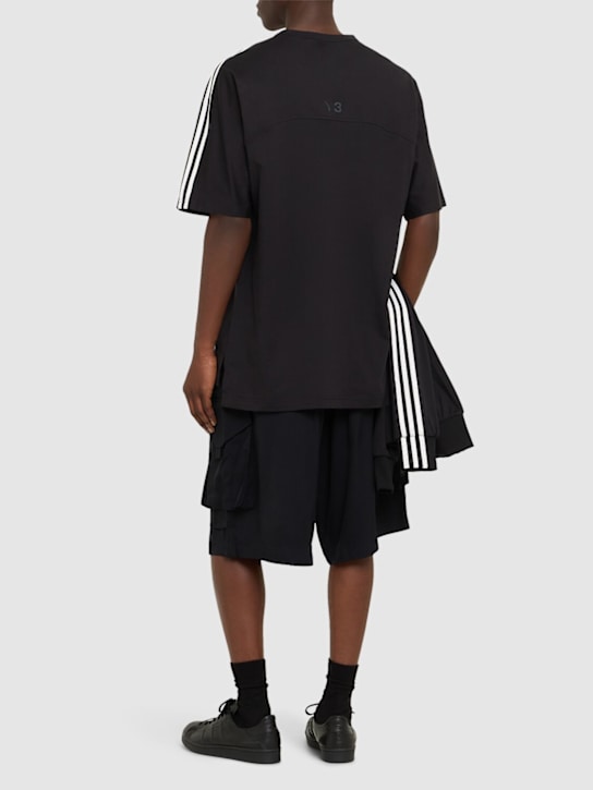LuisaViaRoma Y-3T-shirt 3-Stripe In Cotone