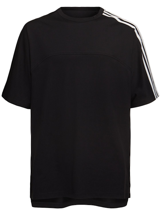 LuisaViaRoma Y-3T-shirt 3-Stripe in cotone