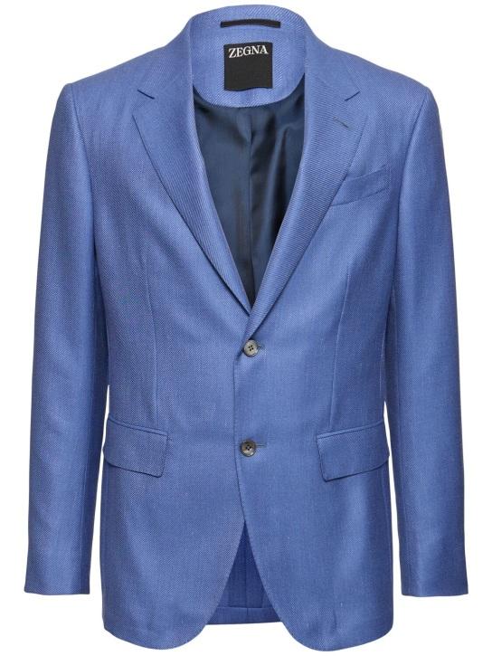 LuisaViaRoma ZegnaBlazer in cashmere e seta