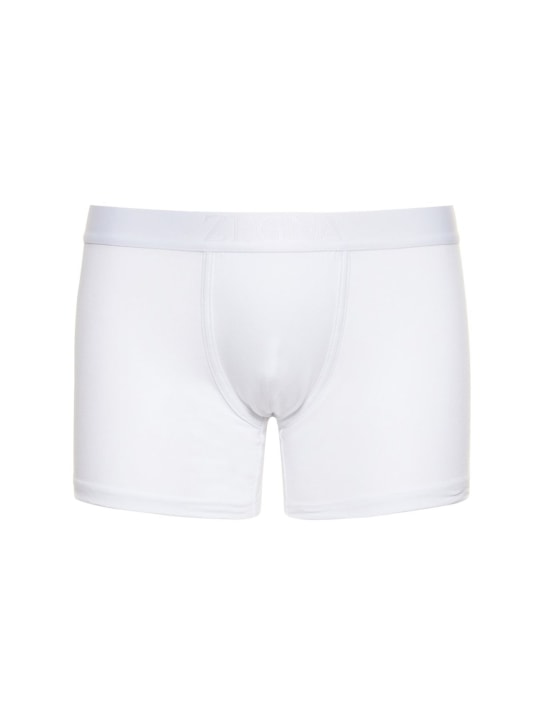 LuisaViaRoma ZegnaBoxer in cotone con logo
