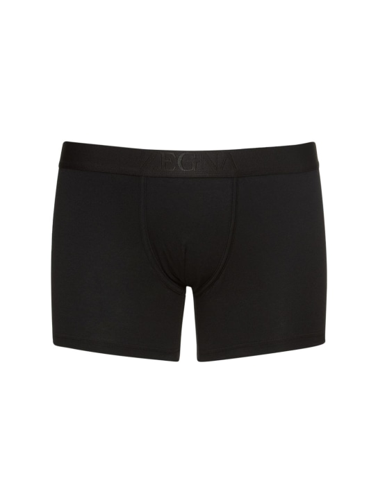 LuisaViaRoma ZegnaBoxer in cotone con logo