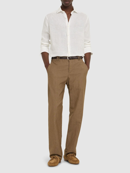 LuisaViaRoma ZegnaCamicia In Lino