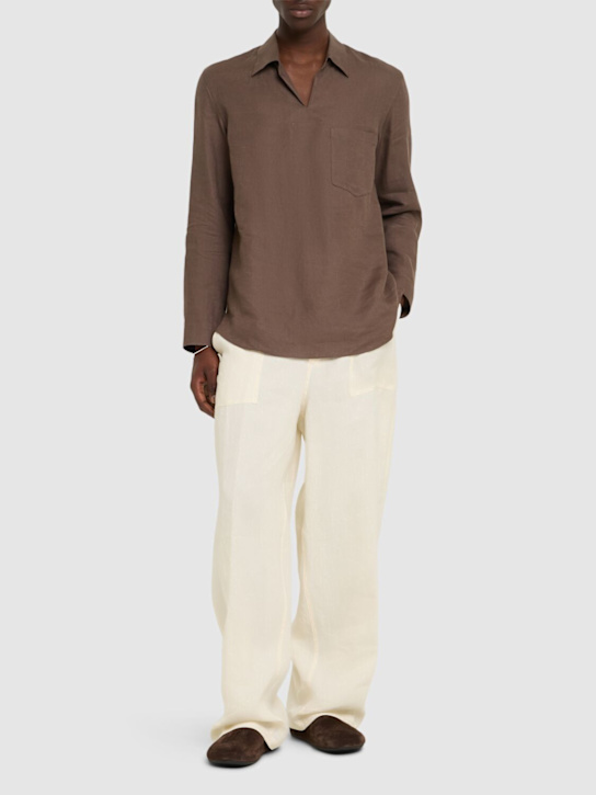 LuisaViaRoma ZegnaCamicia Oasi In Lino