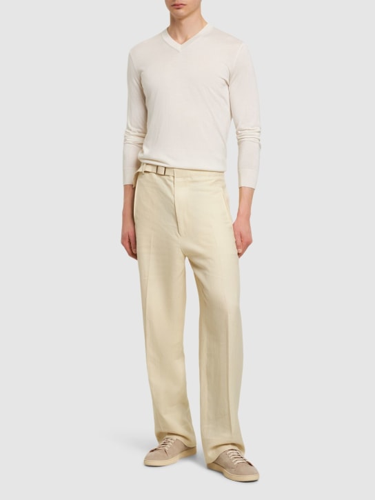 LuisaViaRoma ZegnaMaglia In Cashmere E Seta