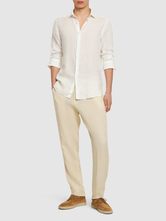 LuisaViaRoma ZegnaPantaloni Jogger In Puro Lino