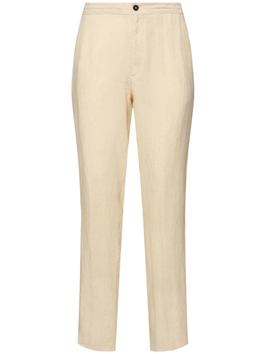 LuisaViaRoma ZegnaPantaloni jogger in puro lino