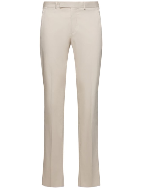 LuisaViaRoma ZegnaPantaloni slim in lana e cotone