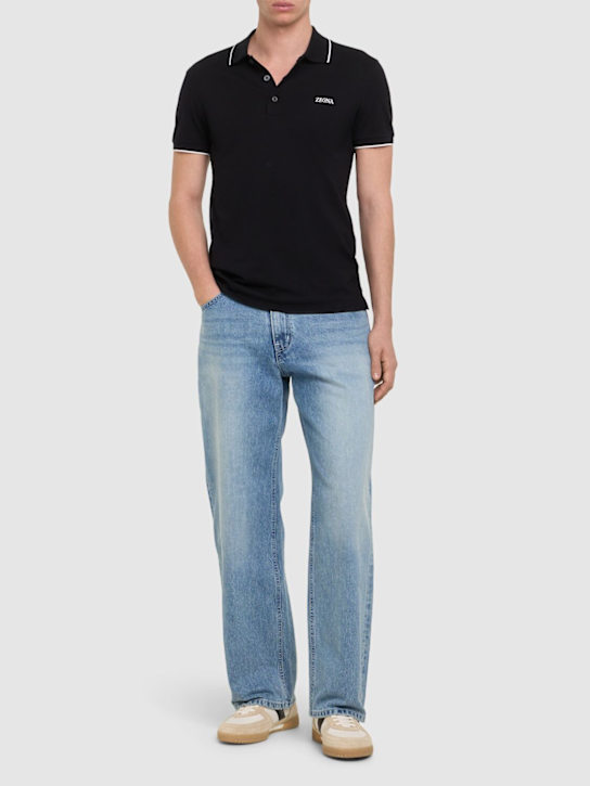 LuisaViaRoma ZegnaPolo A Maniche Corte