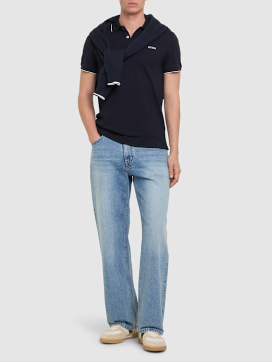 LuisaViaRoma ZegnaPolo A Maniche Corte