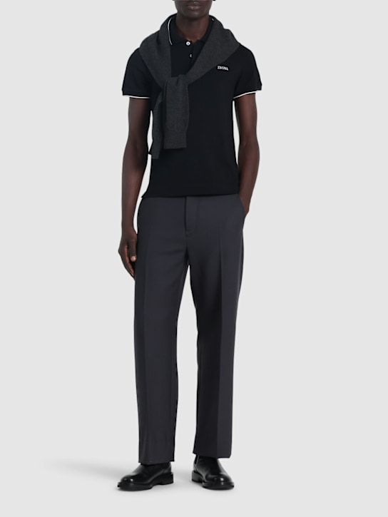 LuisaViaRoma ZegnaPolo A Maniche Corte