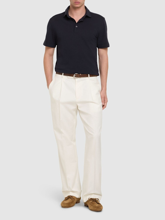 LuisaViaRoma ZegnaPolo In Cotone E Seta