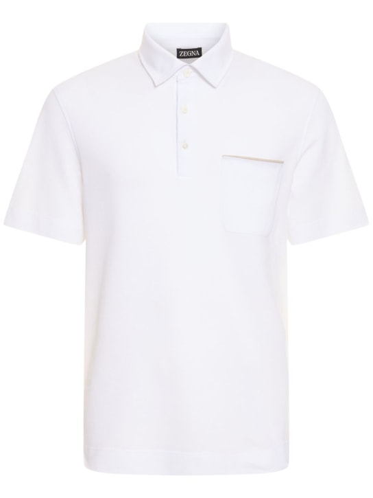 LuisaViaRoma ZegnaPolo in cotone piqué