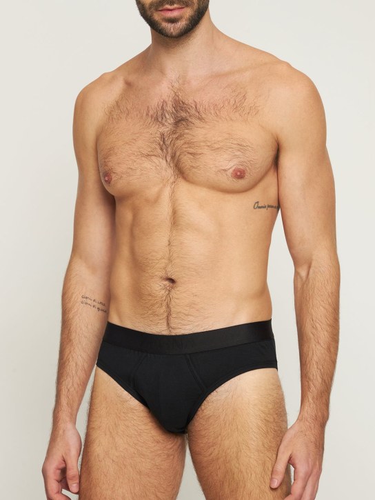LuisaViaRoma ZegnaSlip In Cotone Con Logo