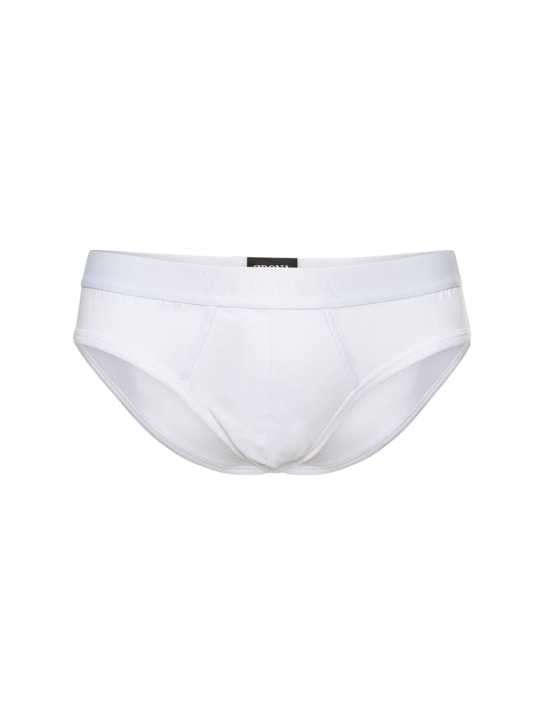 LuisaViaRoma ZegnaSlip in cotone con logo