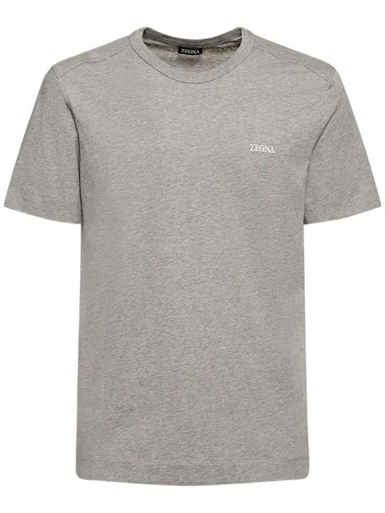 LuisaViaRoma ZegnaT-shirt a maniche corte