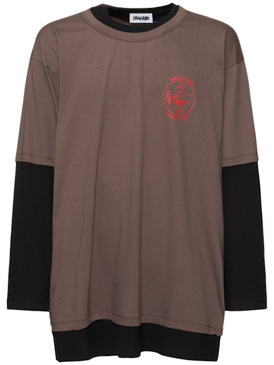 LuisaViaRoma MaglianoT-shirt oversize Trauma in cotone