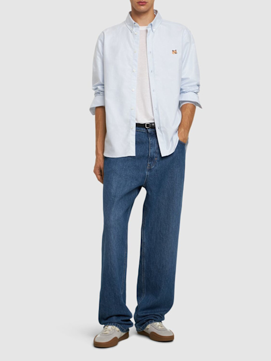 LuisaViaRoma Maison KitsunéCamicia Classica Mini Fox Head