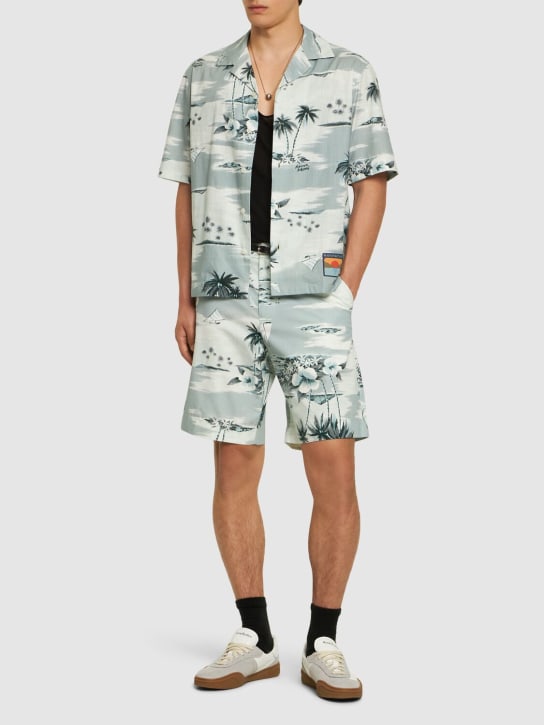 LuisaViaRoma Maison KitsunéCamicia In Cotone Stampato