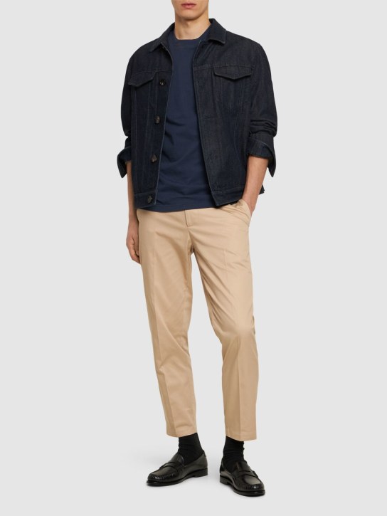 LuisaViaRoma Maison KitsunéPantaloni Dritti Chino In Cotone