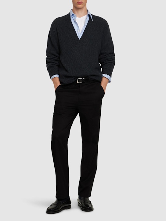 LuisaViaRoma Maison KitsunéPantaloni In Cotone Pettinato