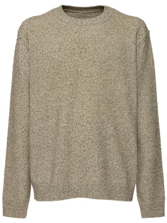 LuisaViaRoma Maison MargielaMaglia girocollo in lana e cotone