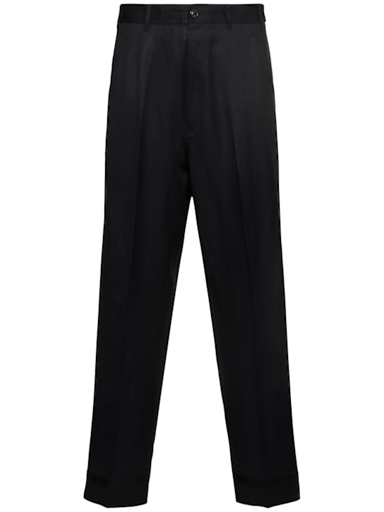 LuisaViaRoma Maison MargielaPantaloni Barathea in lana e lino