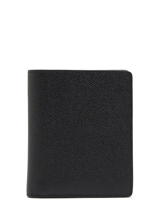 LuisaViaRoma Maison MargielaPortafoglio in pelle martellata con clip