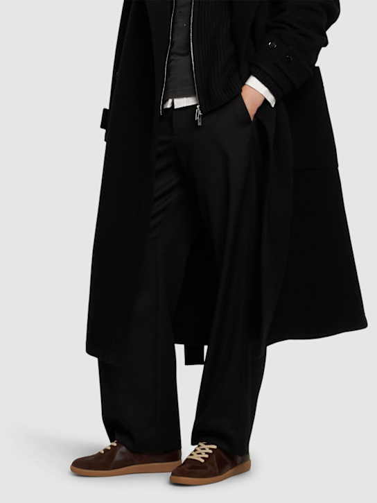 LuisaViaRoma Maison MargielaSneakers Basse Replica In Pelle E Camoscio