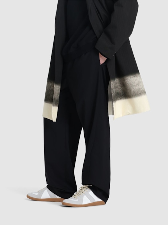 LuisaViaRoma Maison MargielaSneakers Basse Replica In Pelle E Camoscio