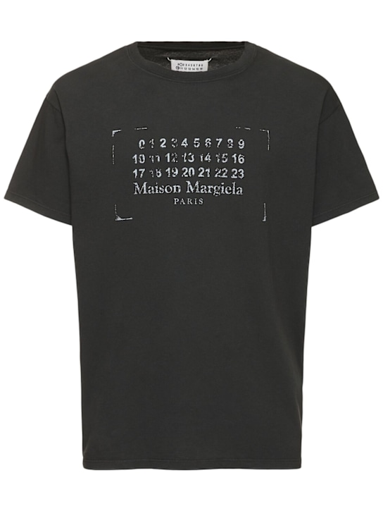 LuisaViaRoma Maison MargielaT-shirt in cotone con logo