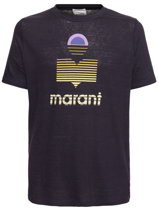 LuisaViaRoma MarantT-shirt in jersey di cotone con logo