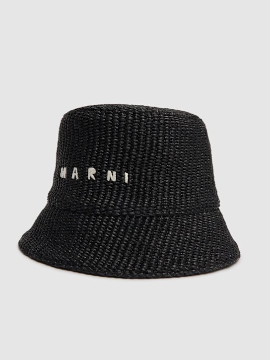 LuisaViaRoma MarniCappello Bucket In Misto Cotone Con Logo