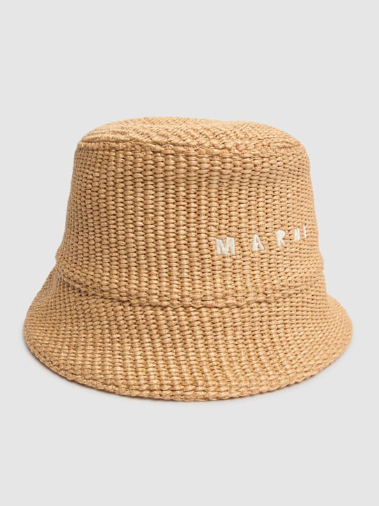 LuisaViaRoma MarniCappello Bucket In Misto Cotone Con Logo