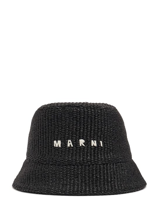 LuisaViaRoma MarniCappello bucket in misto cotone con logo