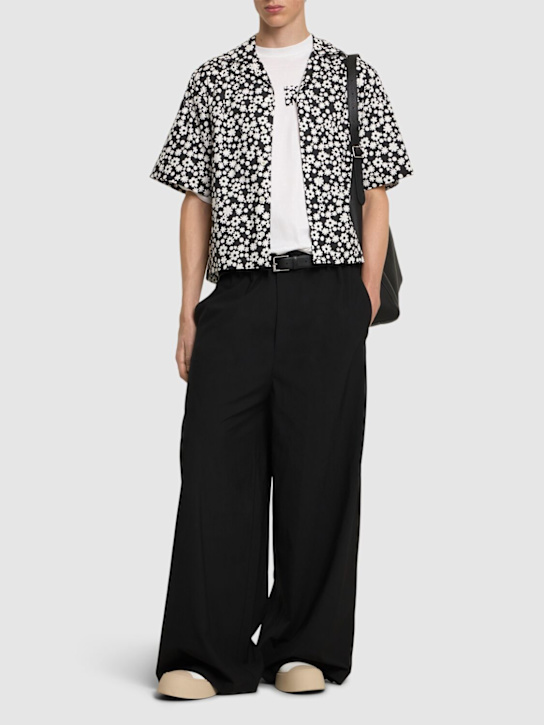 LuisaViaRoma MarniPantaloni Cropped Loose Fit In Misto Lana Tropical