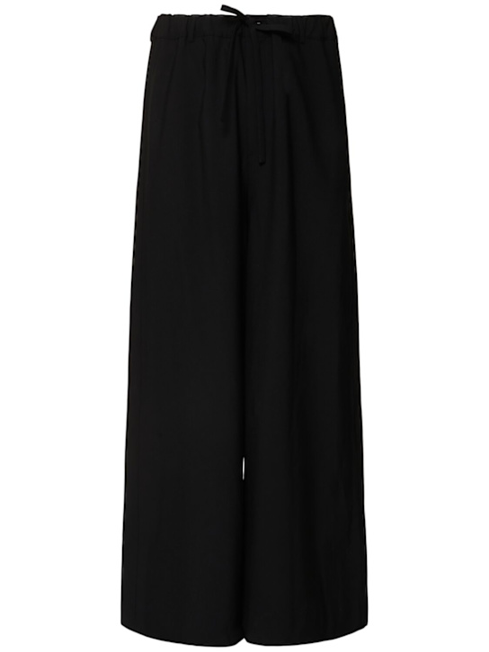 LuisaViaRoma MarniPantaloni cropped loose fit in misto lana tropical