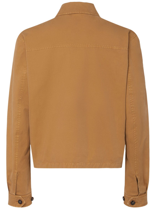 LuisaViaRoma McQueenGiacca In Cotone Washed Con Decorazioni