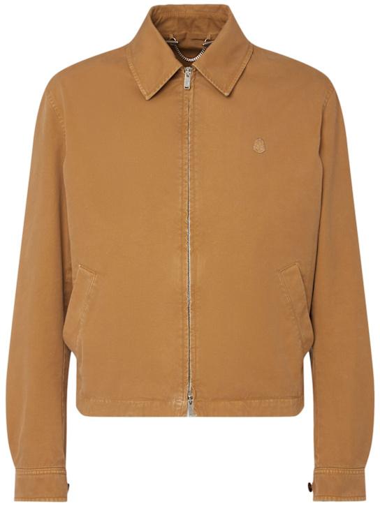 LuisaViaRoma McQueenGiacca in cotone washed con decorazioni