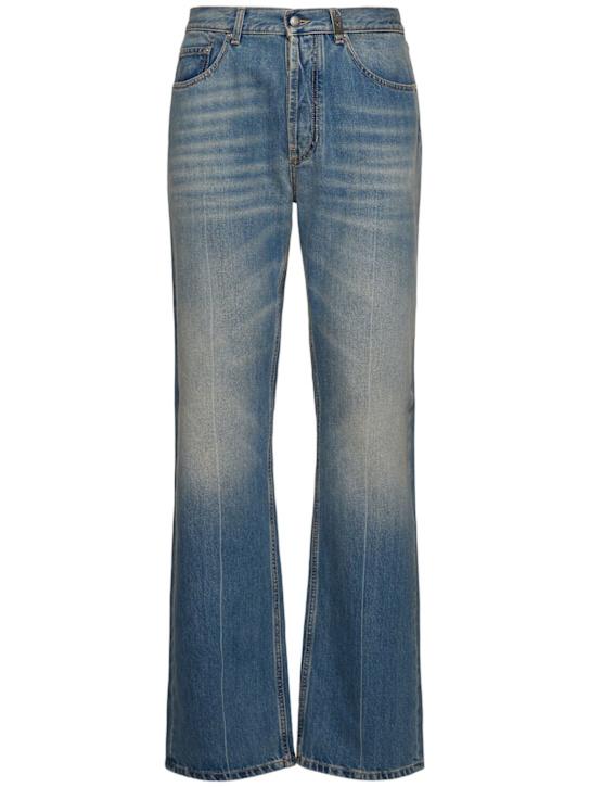 LuisaViaRoma McQueenJeans dritti in denim di cotone