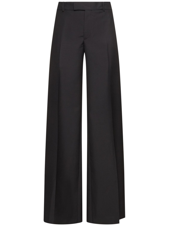 LuisaViaRoma McQueenPantaloni vita bassa in lana e mohair