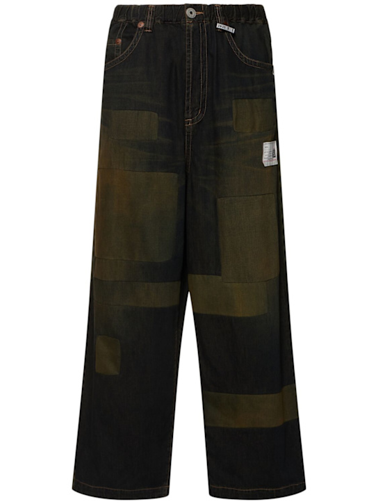 LuisaViaRoma Mihara YasuhiroJeans larghi in denim patchwork
