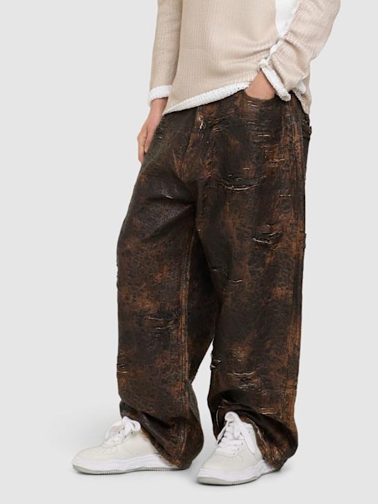 LuisaViaRoma Mihara YasuhiroWayne Leather Low Top Sneakers