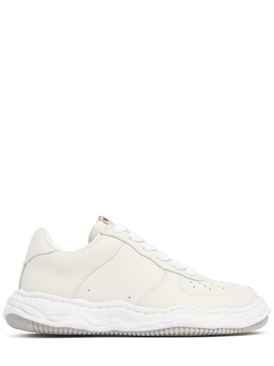 LuisaViaRoma Mihara YasuhiroWayne leather low top sneakers