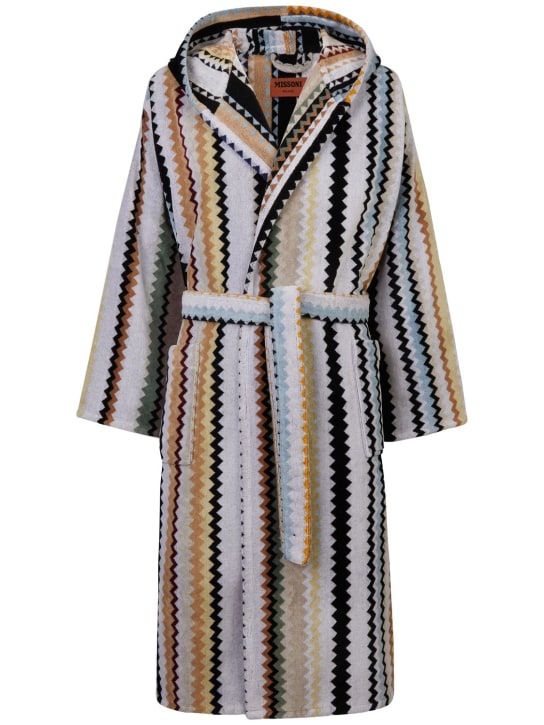 LuisaViaRoma Missoni HomeAccappatoio Curt con cappuccio