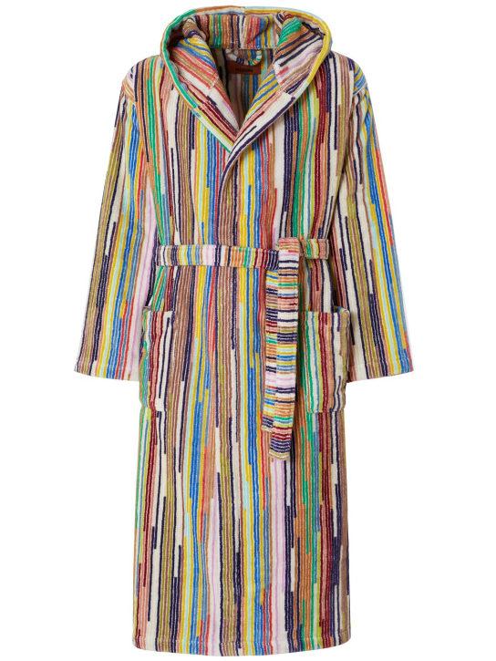 LuisaViaRoma Missoni HomeAccappatoio Melody con cappuccio